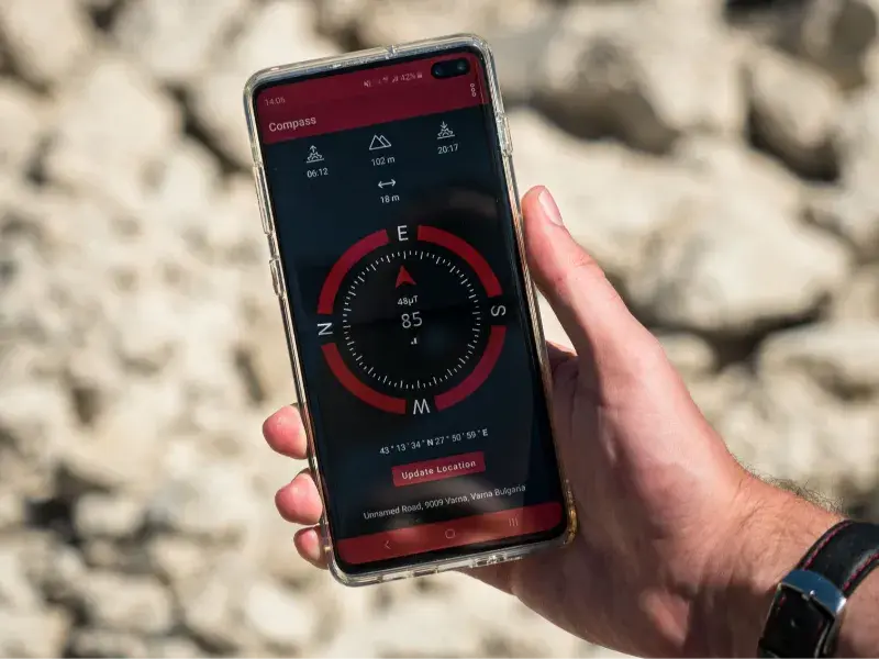 Use Your Phone’s Compass App